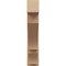 Ekena Millwork 8-in W x 38-in D x 38-in H Balboa Block Rough Cedar Woodgrain TimberThane Outlooker, Primed Tan OUTUR080X38X38BOA44RCPR - alternate 5